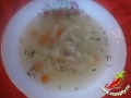 Суп куриный с рисом